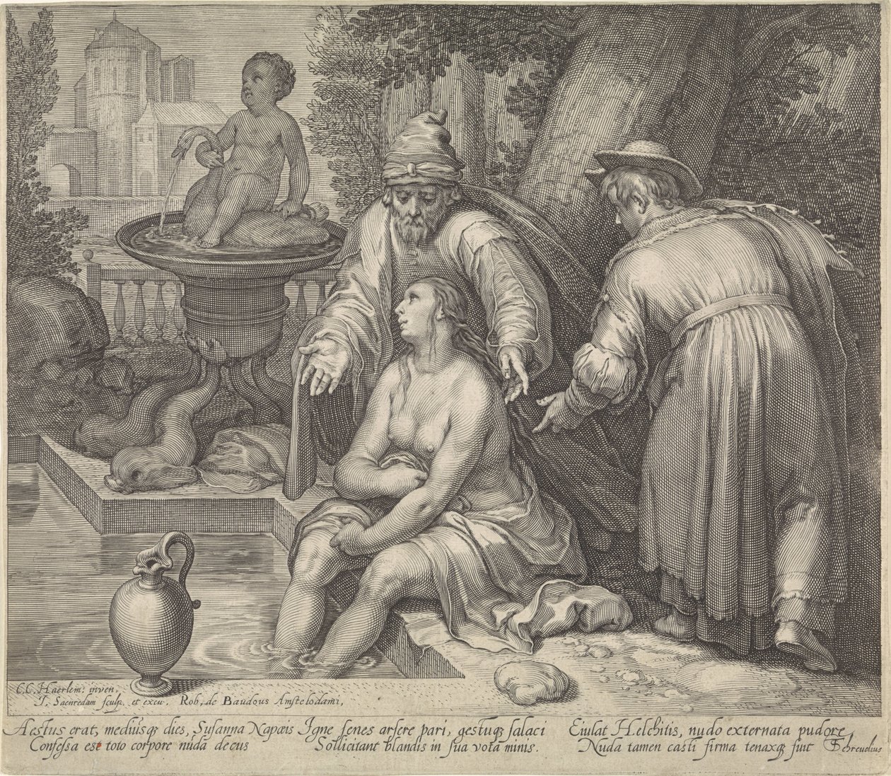 Susanna und die Ältesten von Jan Saenredam