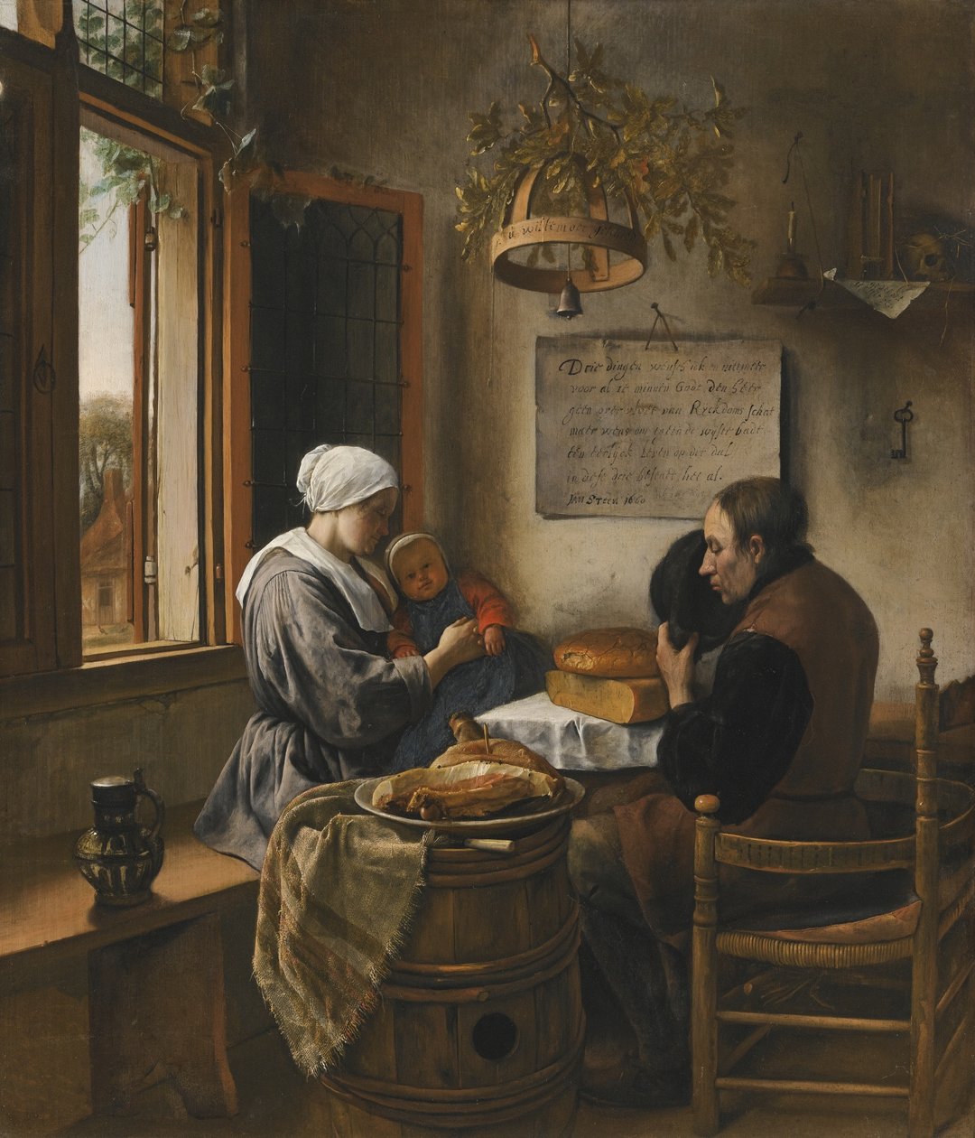 Das Gebet vor dem Essen von Jan Steen