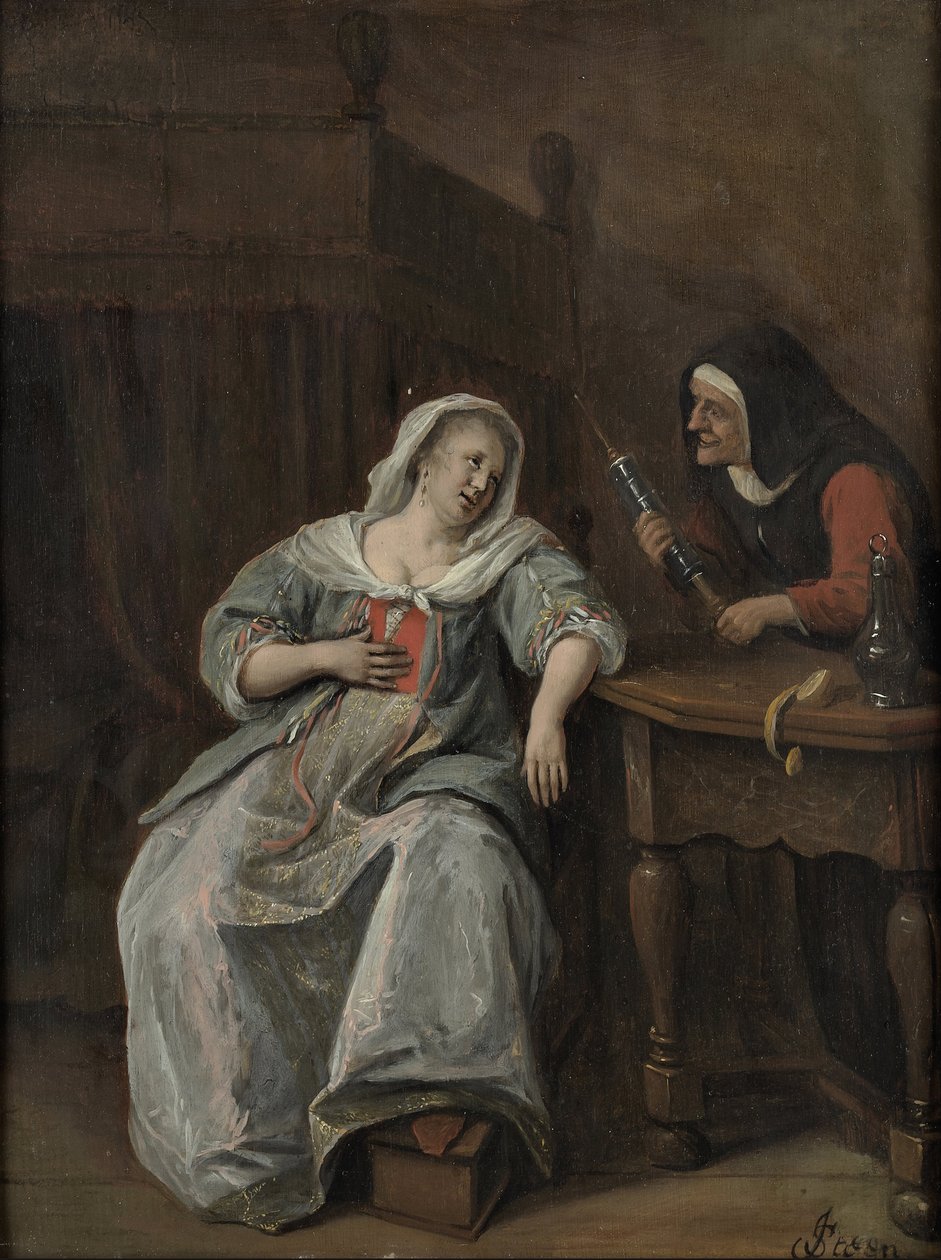 Die kranke Frau von Jan Steen
