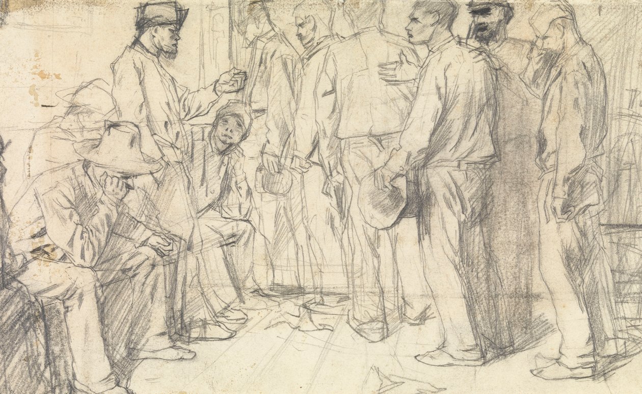 Streikende von Jan Toorop