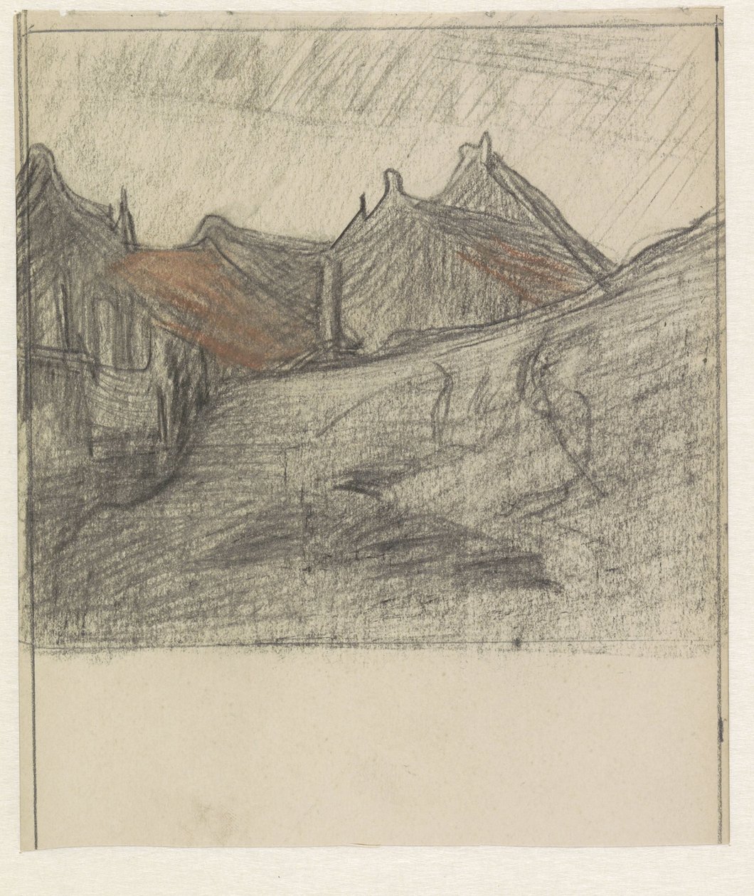 Gruppe von Häusern von Jan Veth