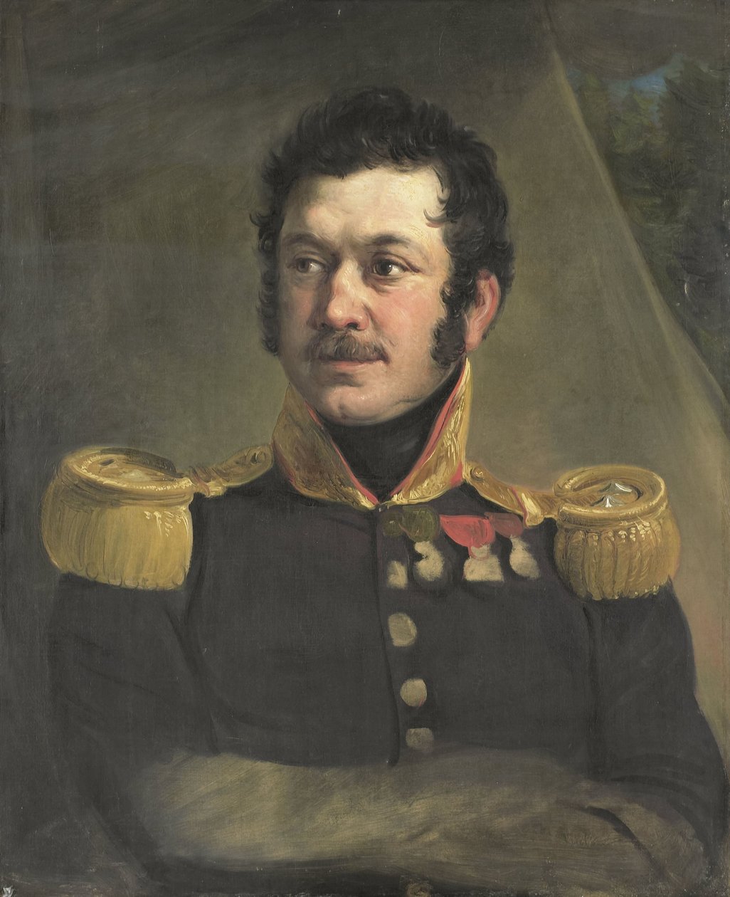 Porträt von Generalleutnant Frederik Knotzer von Jan Willem Pieneman