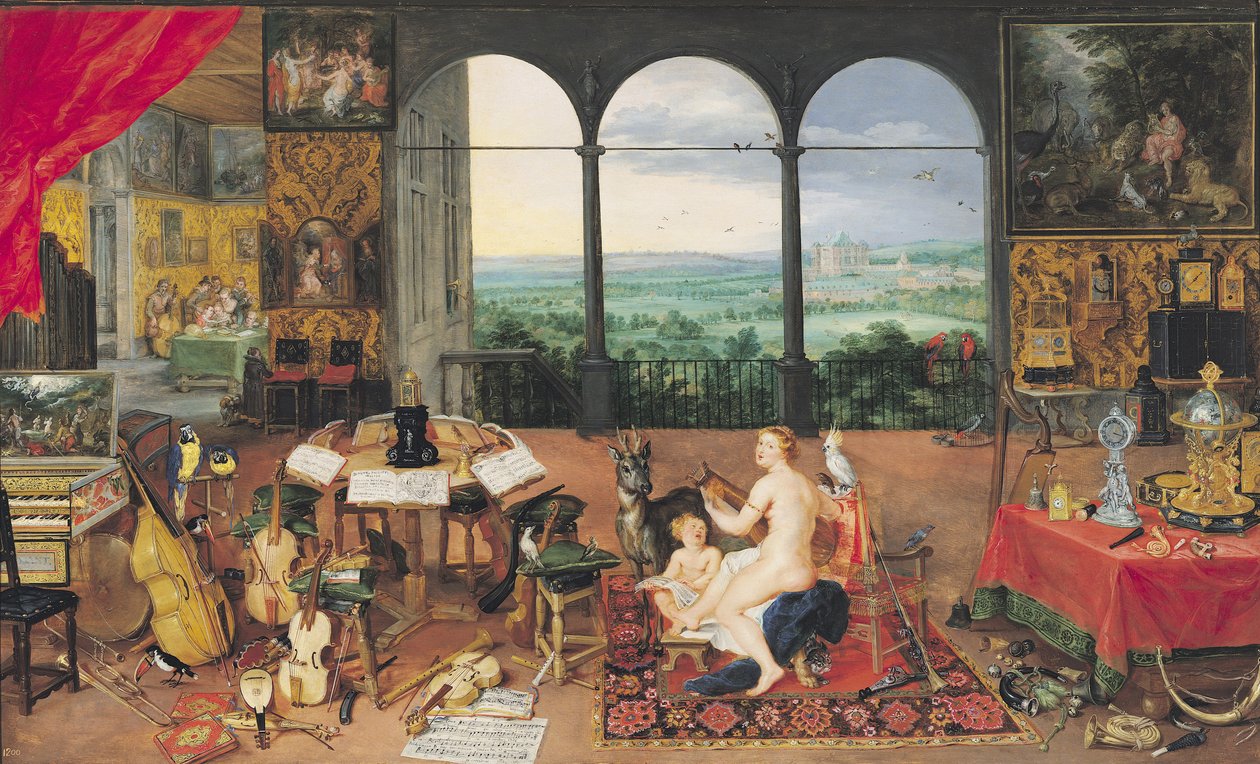 Hören, 1617 von Jan the Elder Brueghel