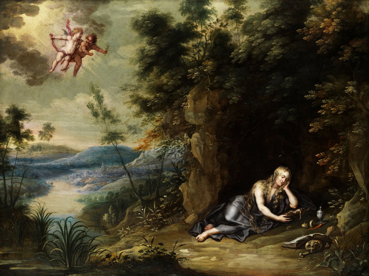 Maria Magdalena als Einsiedlerin von Jan van Balen