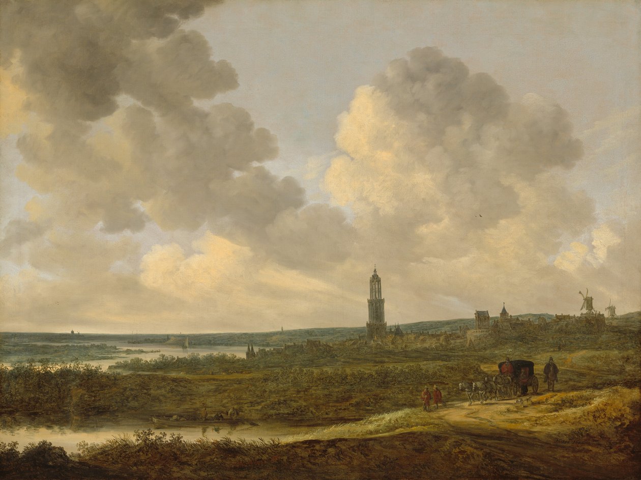 Ansicht von Rhenen von Jan van Goyen