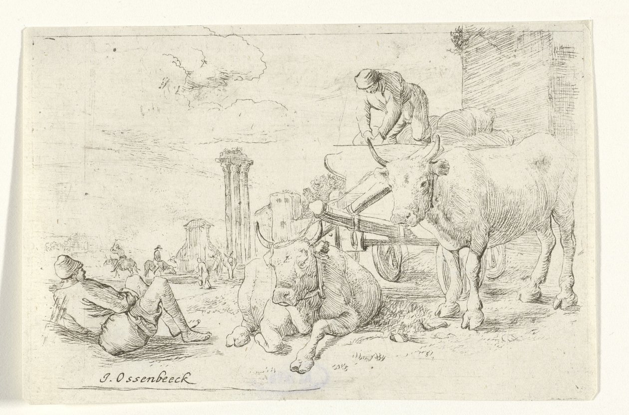 Ochsenkarren von Jan van Ossenbeeck