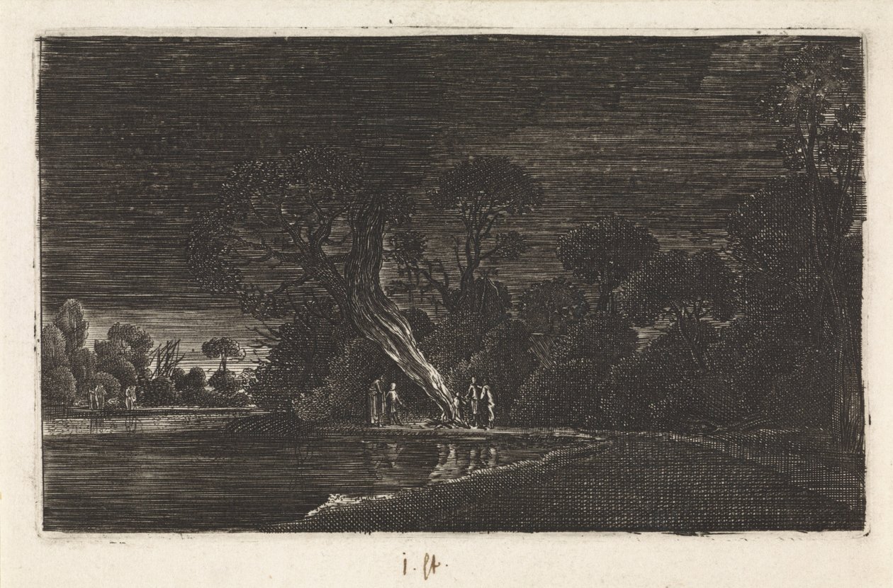 Landschaft bei Mondlicht von Jan van de Velde (II)