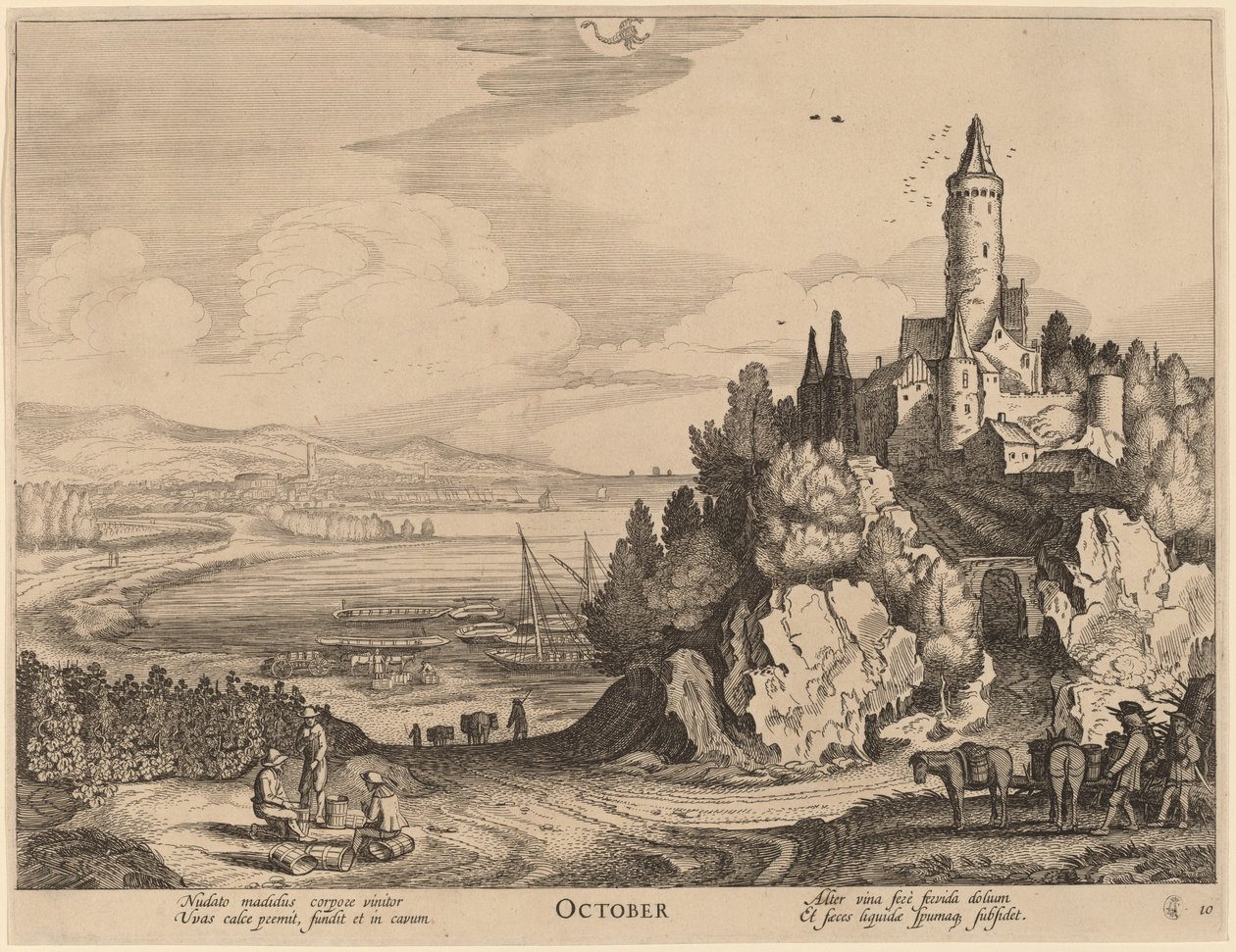 Oktober von Jan van de Velde II