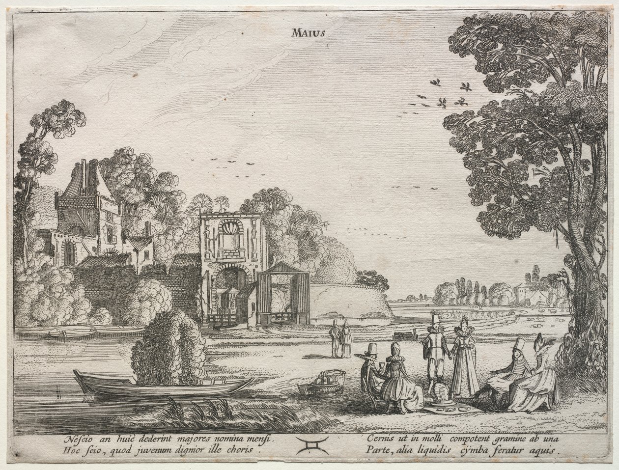 Die zwölf Monate: Mai von Jan van de Velde II