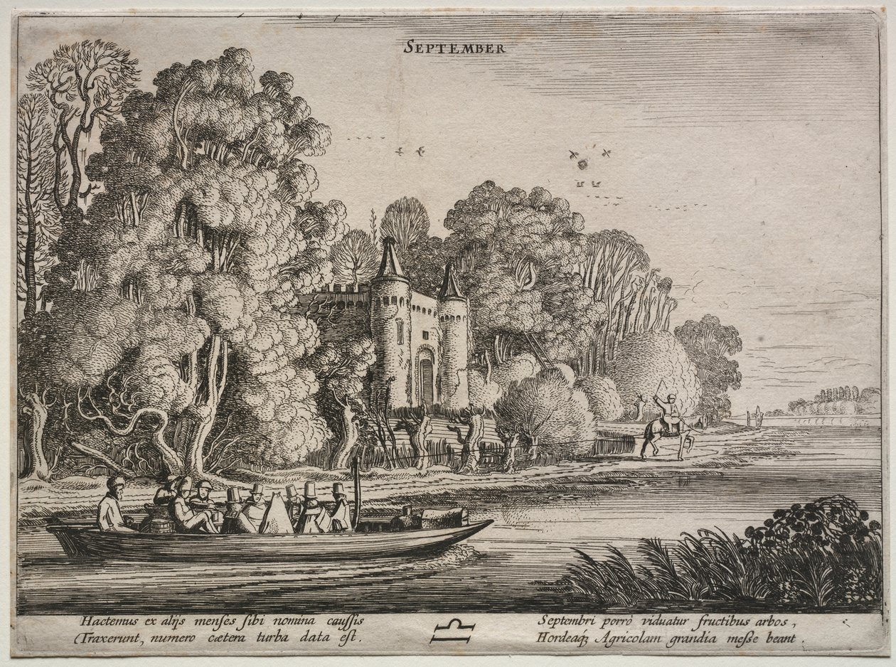 Die zwölf Monate: September von Jan van de Velde II