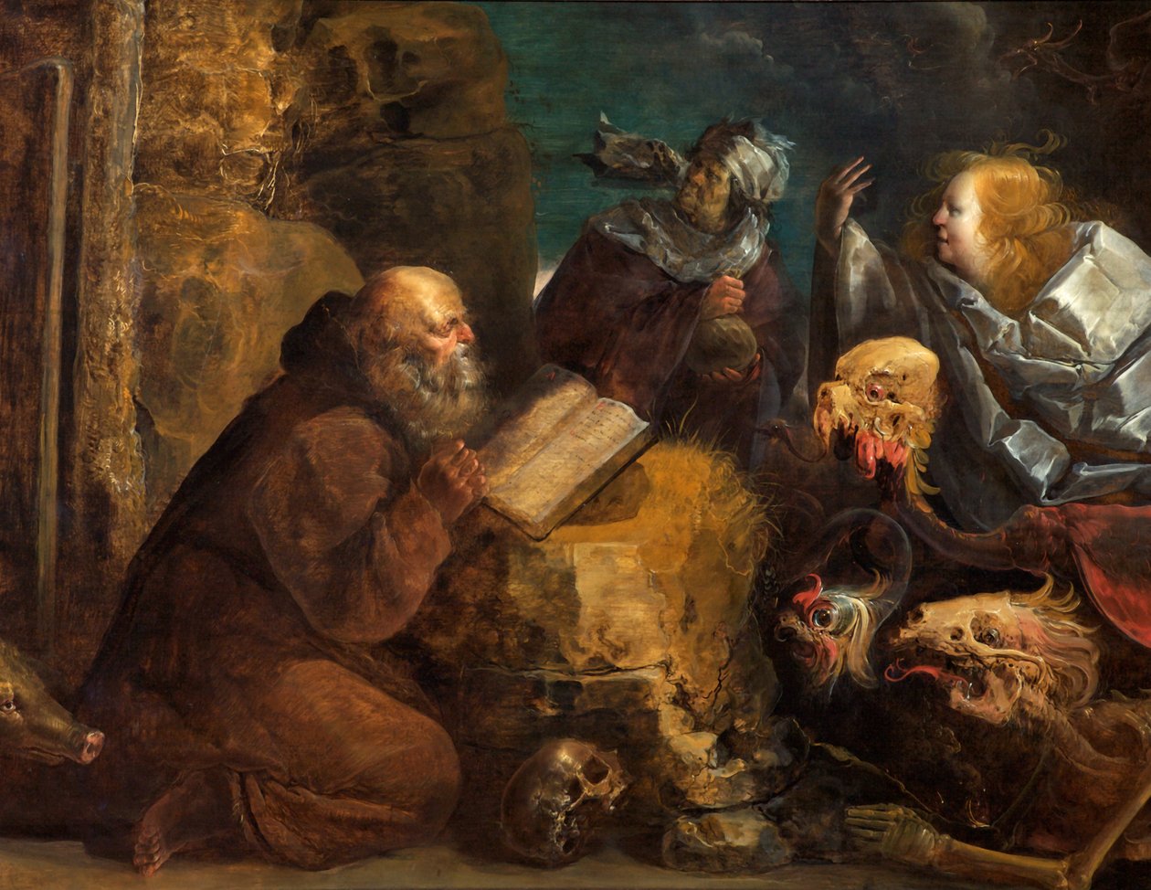 Die Versuchung des Hl. Antonius von Jan van de Venne