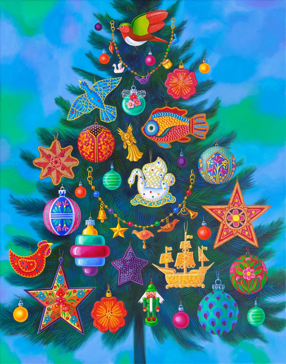 Weihnachtsbaum von Jane Tattersfield