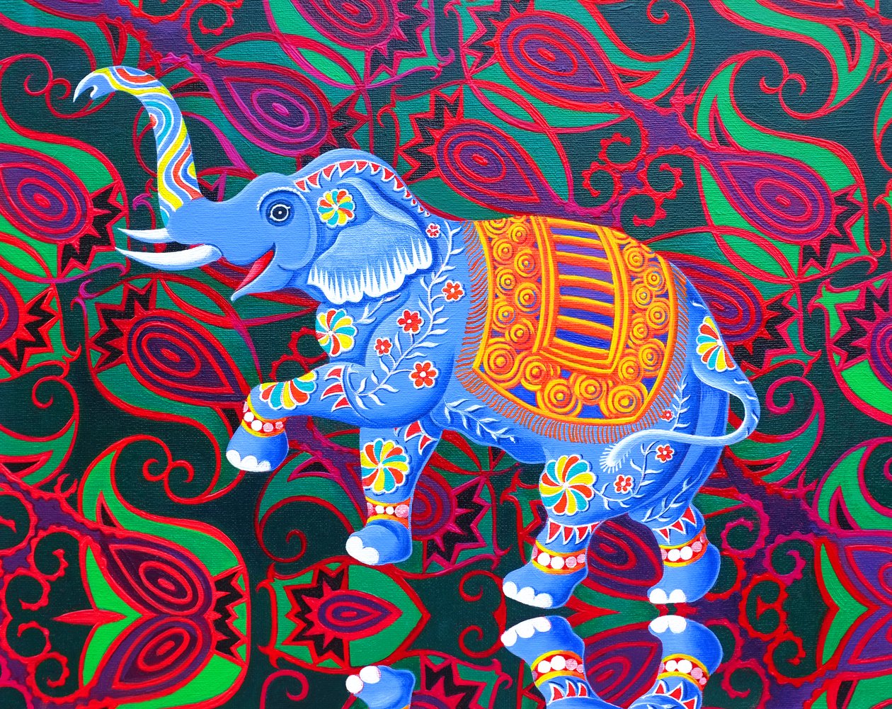 Indischer Elefant von Jane Tattersfield