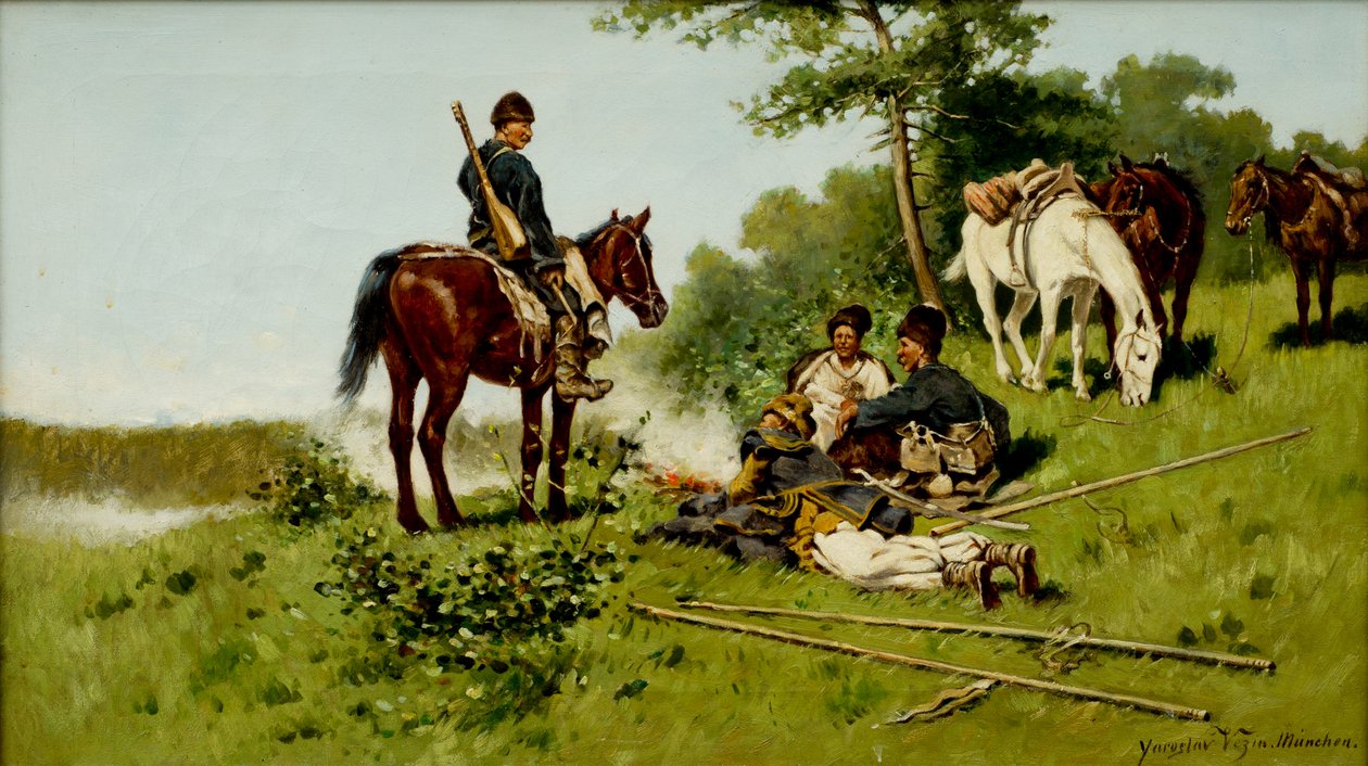 Kasachisches Lager von Jaroslav Friedrich Julius Vesin