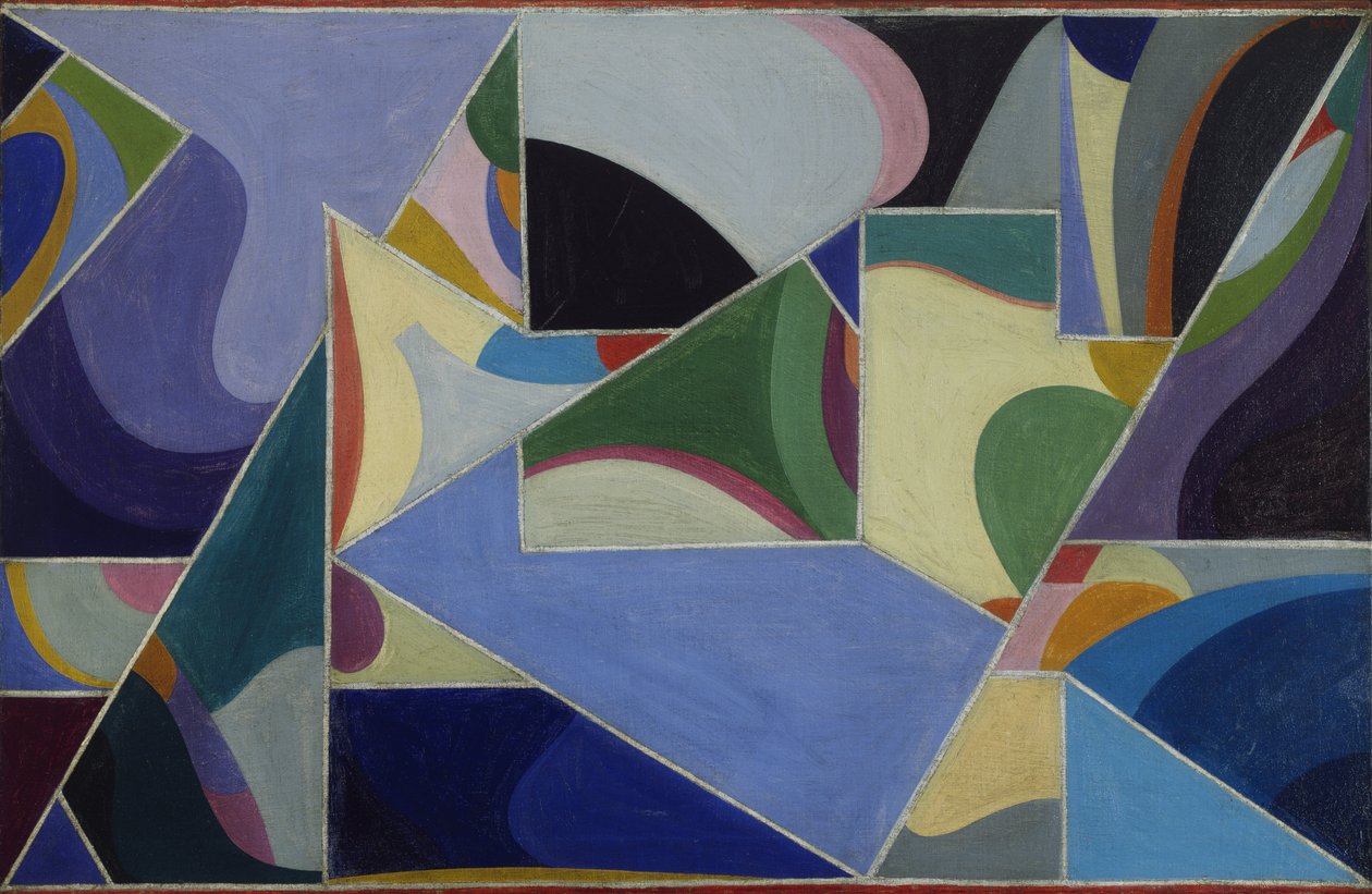 Ohne Titel, ca. 1923 (Öl auf Leinwand) von Jay Van Everen