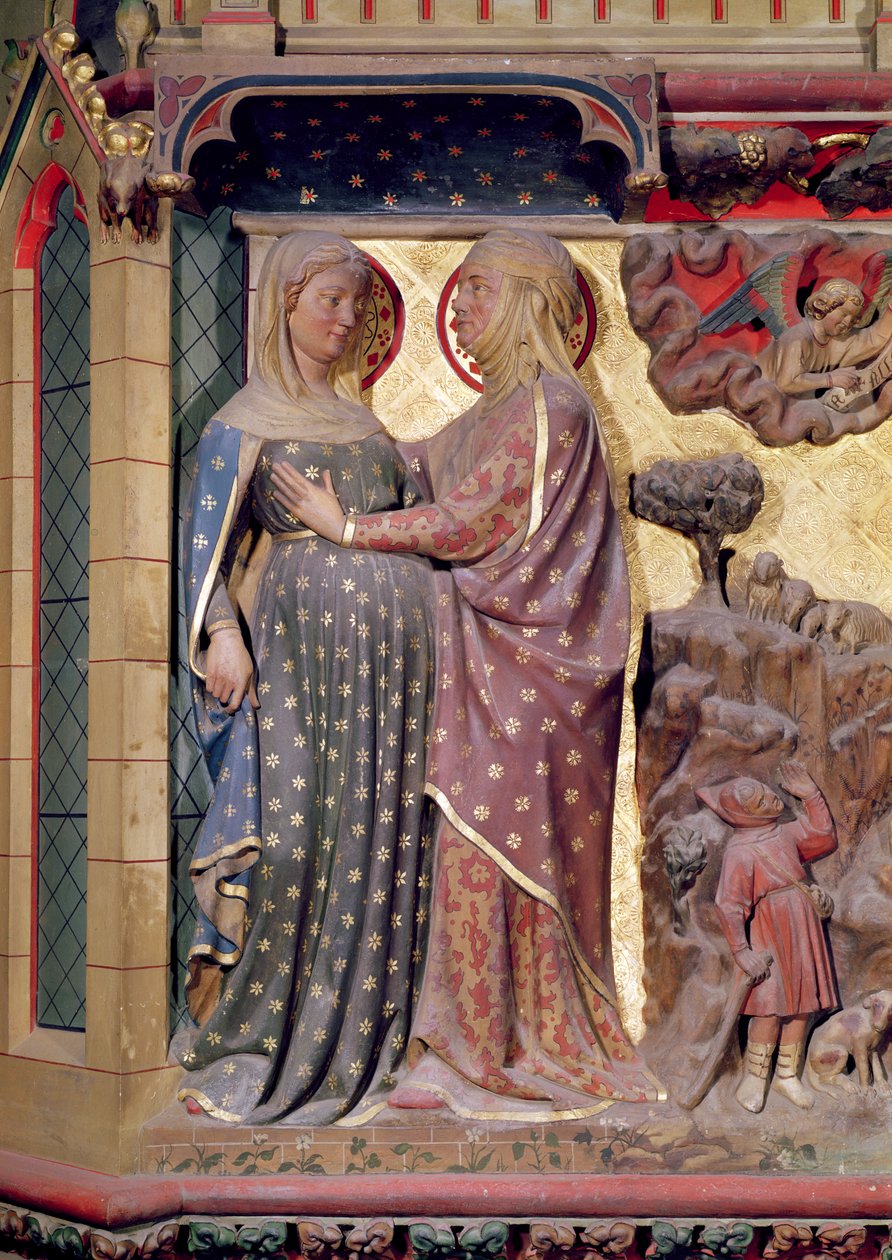 Die Heimsuchung, 1340-51 von Jean and Jean Le Boutellier Ravy