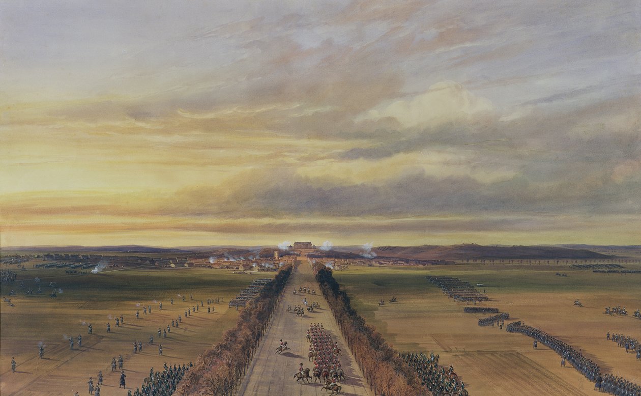 Schlacht von Brienne, 29. Januar 1814, 1840 von Jean Antoine Simeon Fort