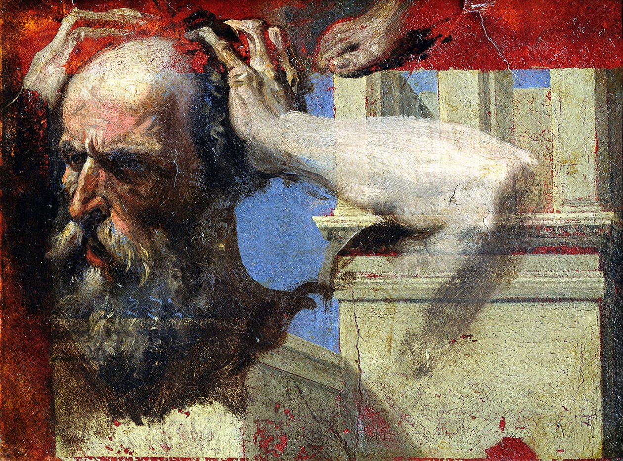 Figurenstudie für das Martyrium des hl. Symphorian (Detail) von Jean Auguste Dominique Ingres