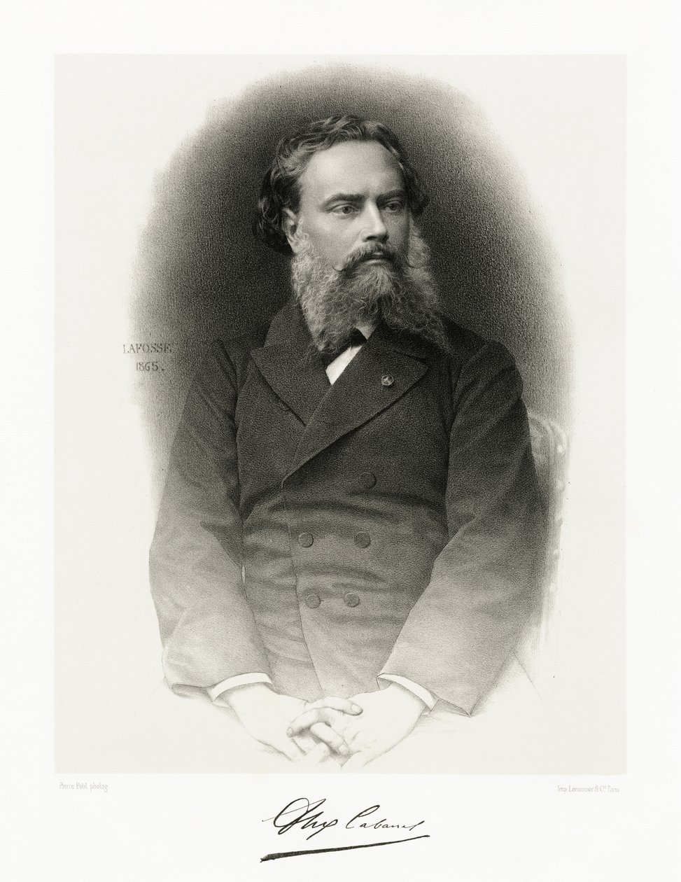 Alexandre Cabanel von Jean Baptiste Adolphe Lafosse