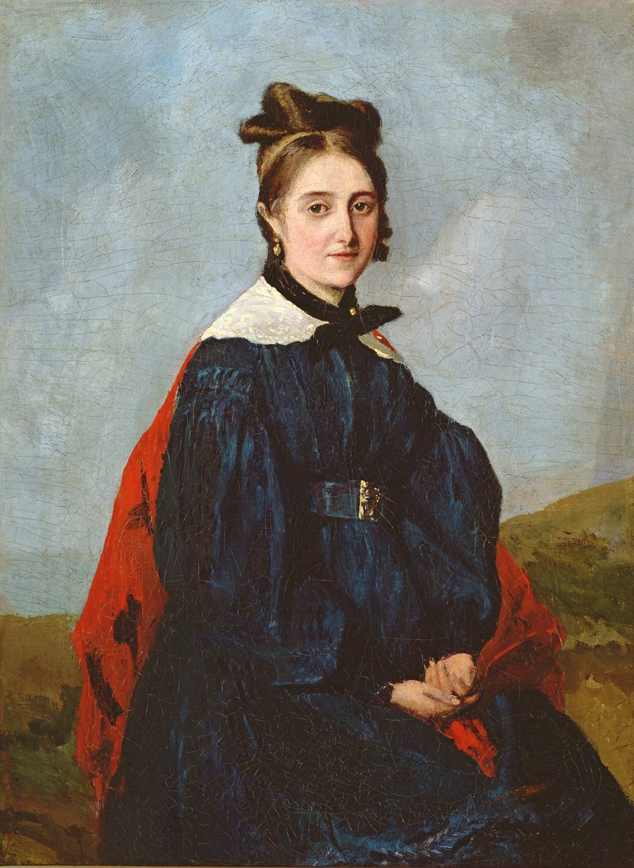 Alexina Ledoux, ca. 1840 von Jean Baptiste Camille Corot