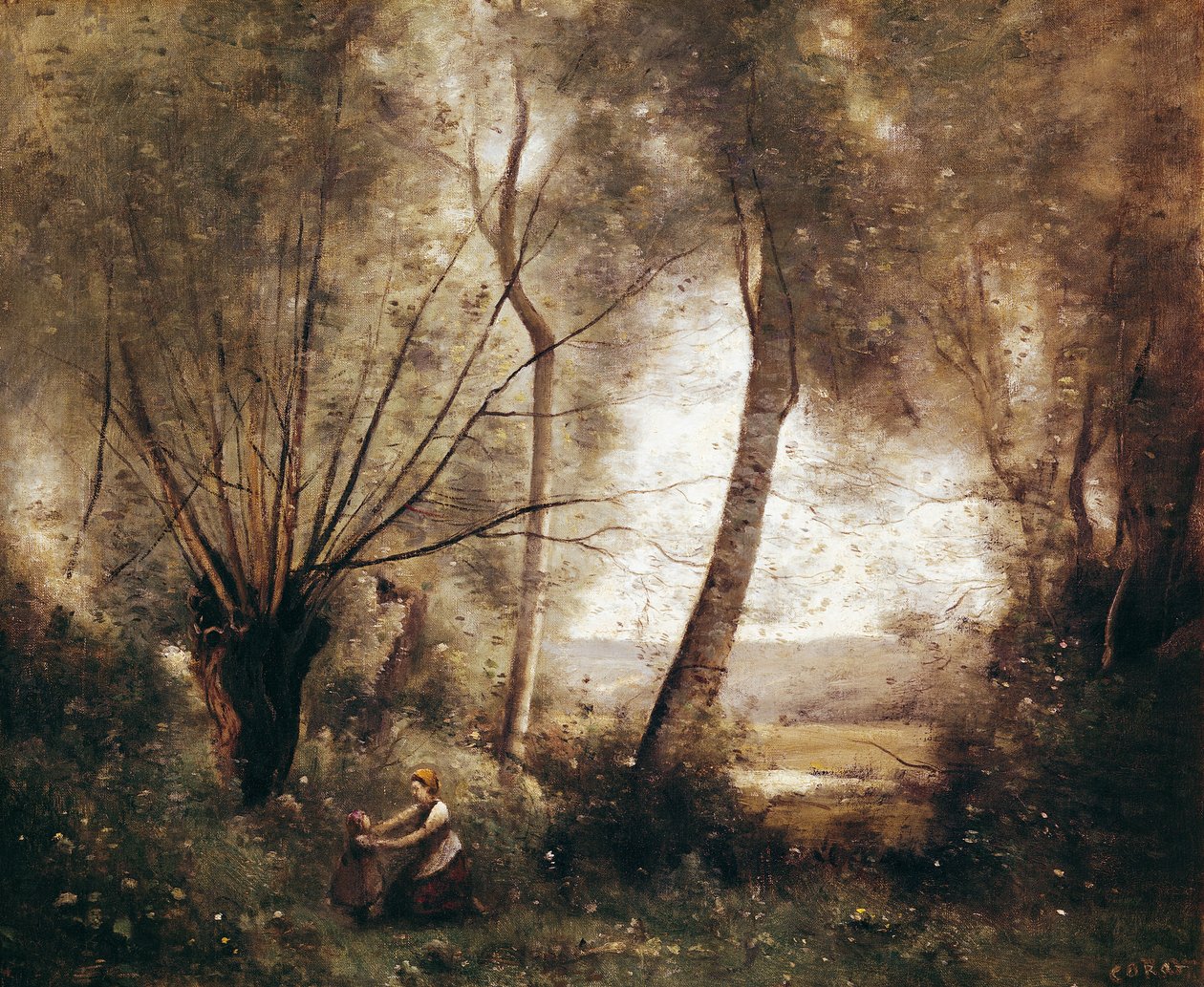 Landschaft von Jean Baptiste Camille Corot