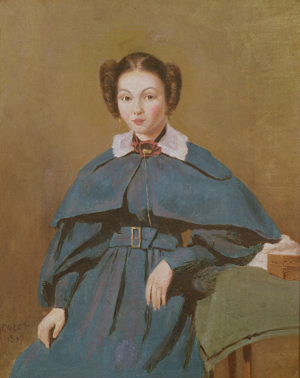 Porträt von Madame Baudot, der Nichte des Künstlers, 1837 von Jean Baptiste Camille Corot