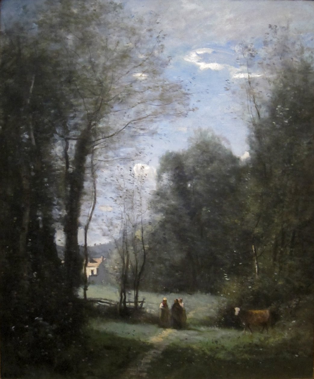 Das Maison Blanche von Sèvres von Jean Baptiste Camille Corot