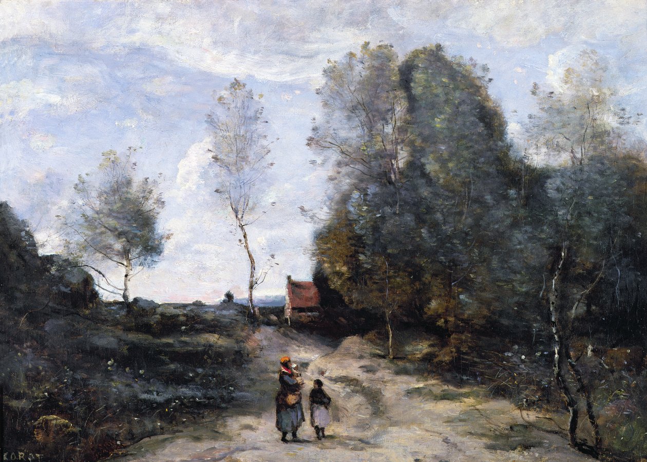 Die Straße von Jean Baptiste Camille Corot