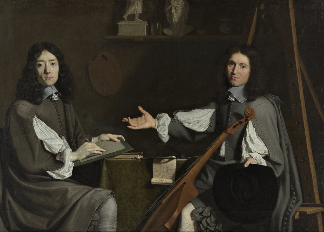 Doppelporträt beider Künstler von Jean Baptiste de Champaigne