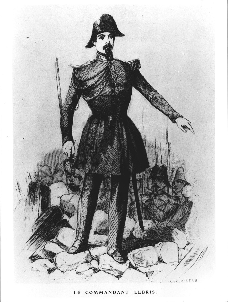 Kommandant Lebris, ca. 1848 von Jean Baptiste Charles Carbonneau