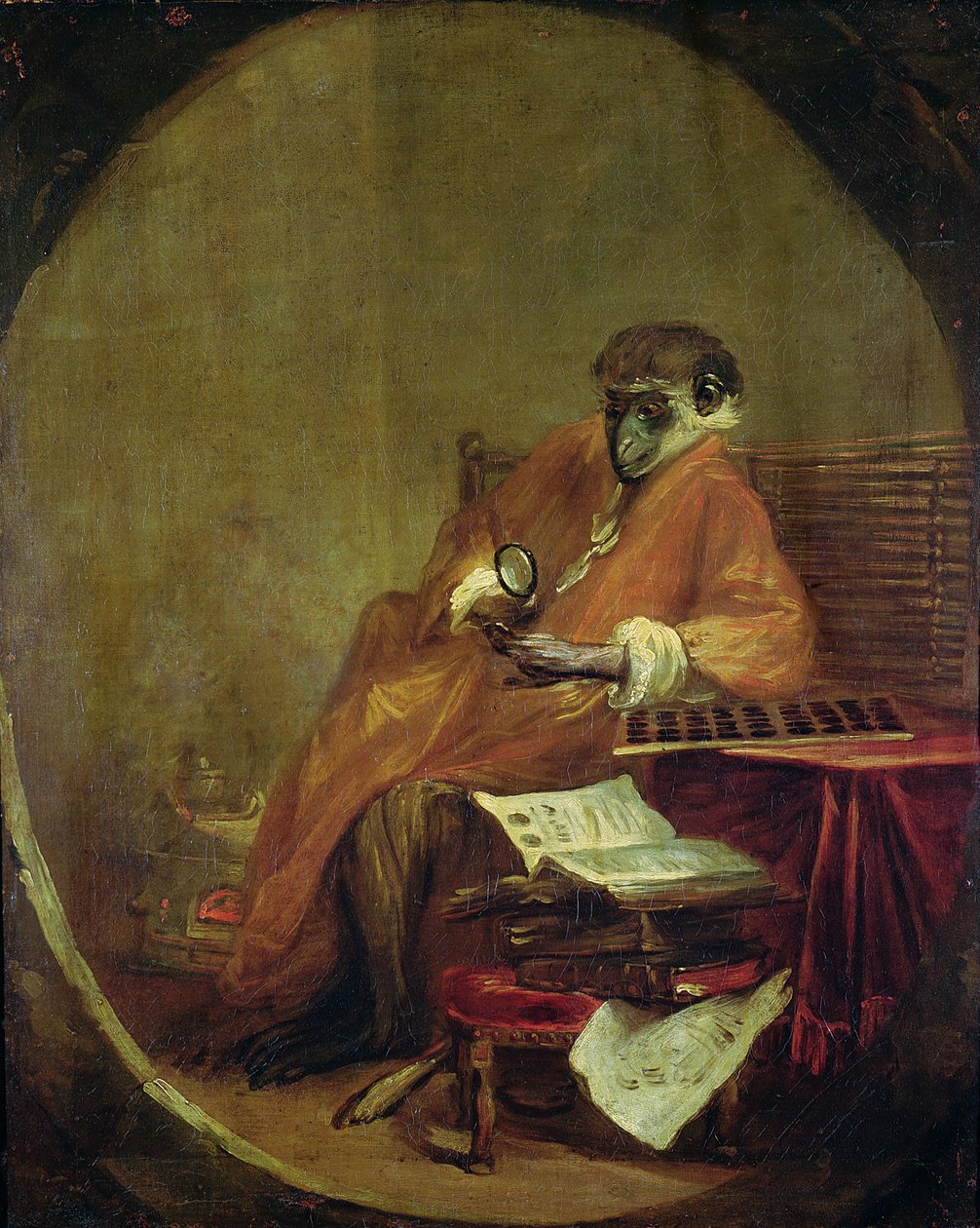 Der Affenantiquar, 1740 von Jean Baptiste Simeon Chardin
