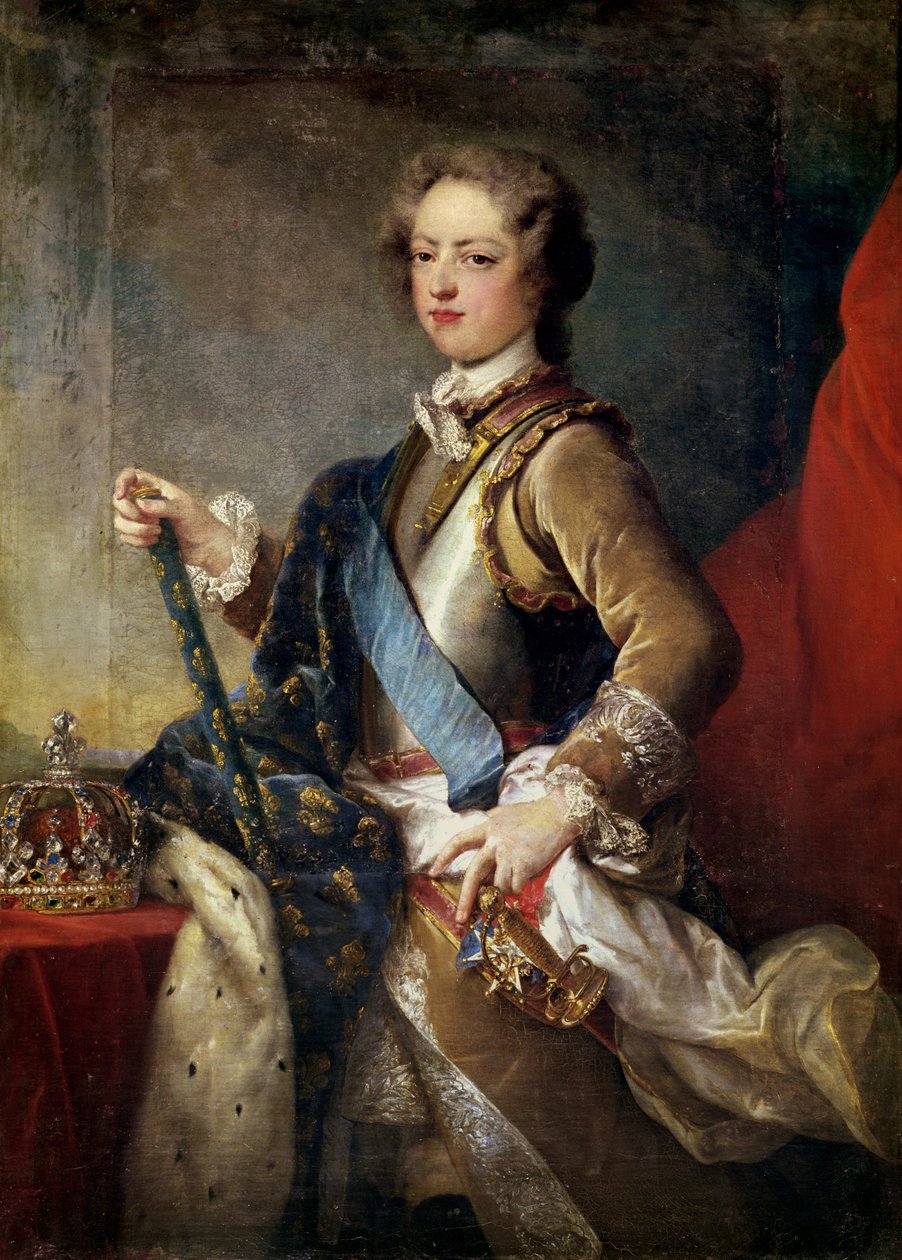 Ludwig XV. (1710-74) im Alter von 15 Jahren, nach 1725 von Jean Baptiste van Loo