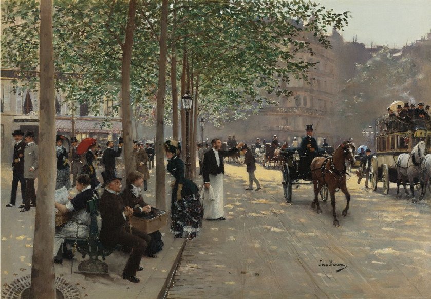 Pariser Allee von Jean Beraud