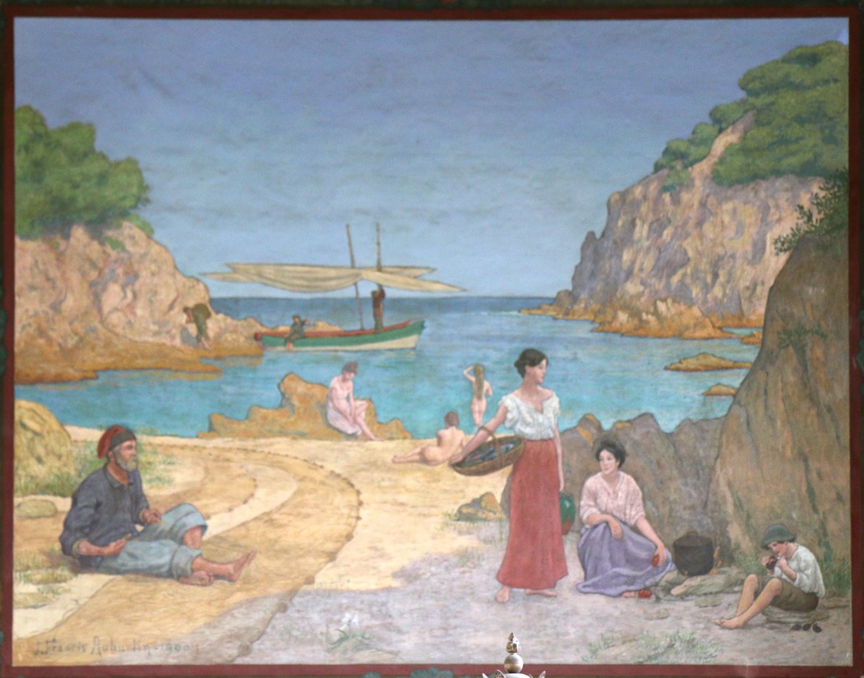Die Bucht von Jean Francis Auburtin