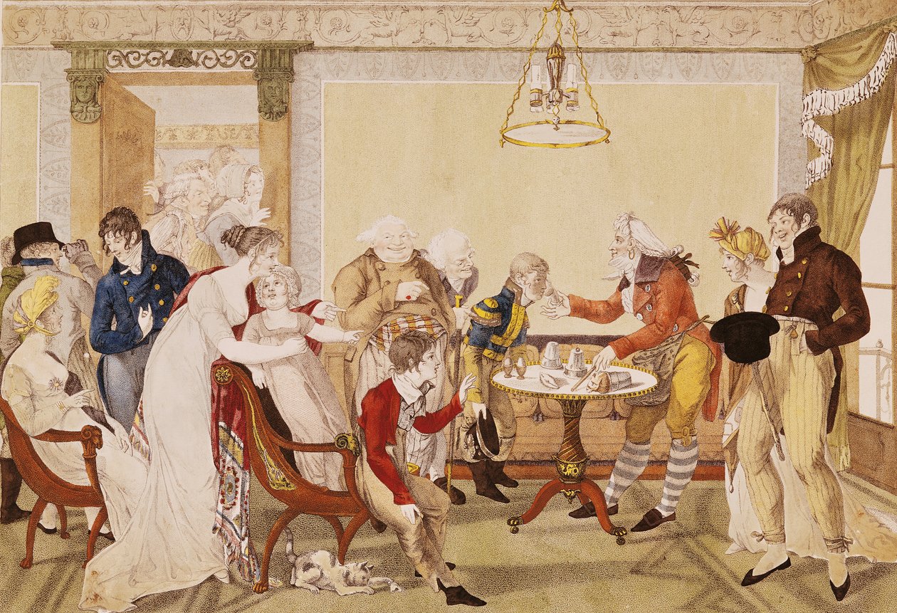 Der Zauberer, graviert von Louis Charles Ruotte, um 1807 von Jean Francois Bosio