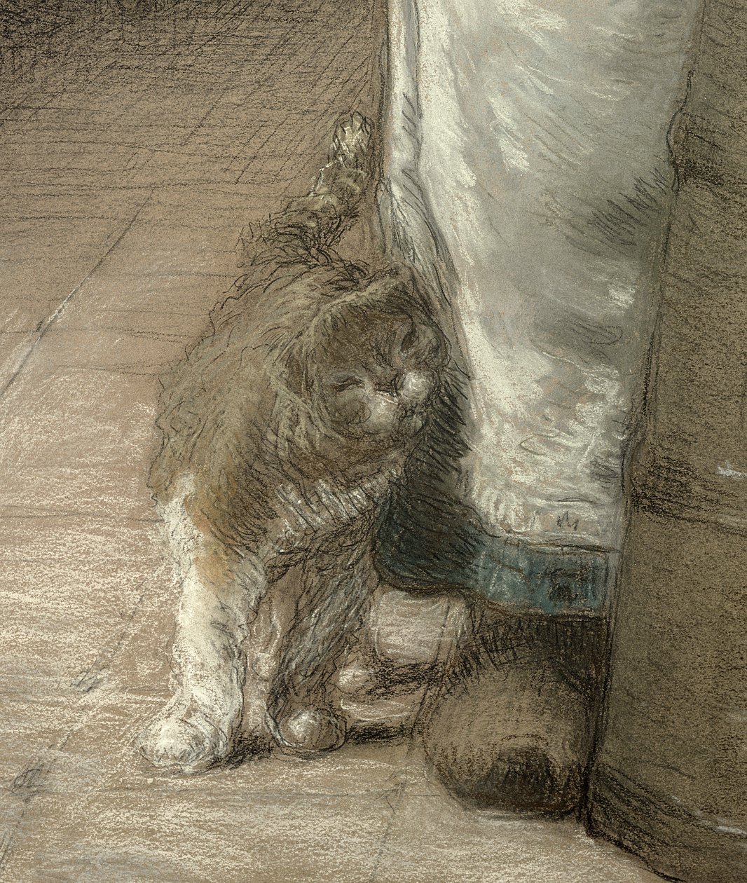 Butterrühren, 1866-68 (Detail) von Jean Francois Millet