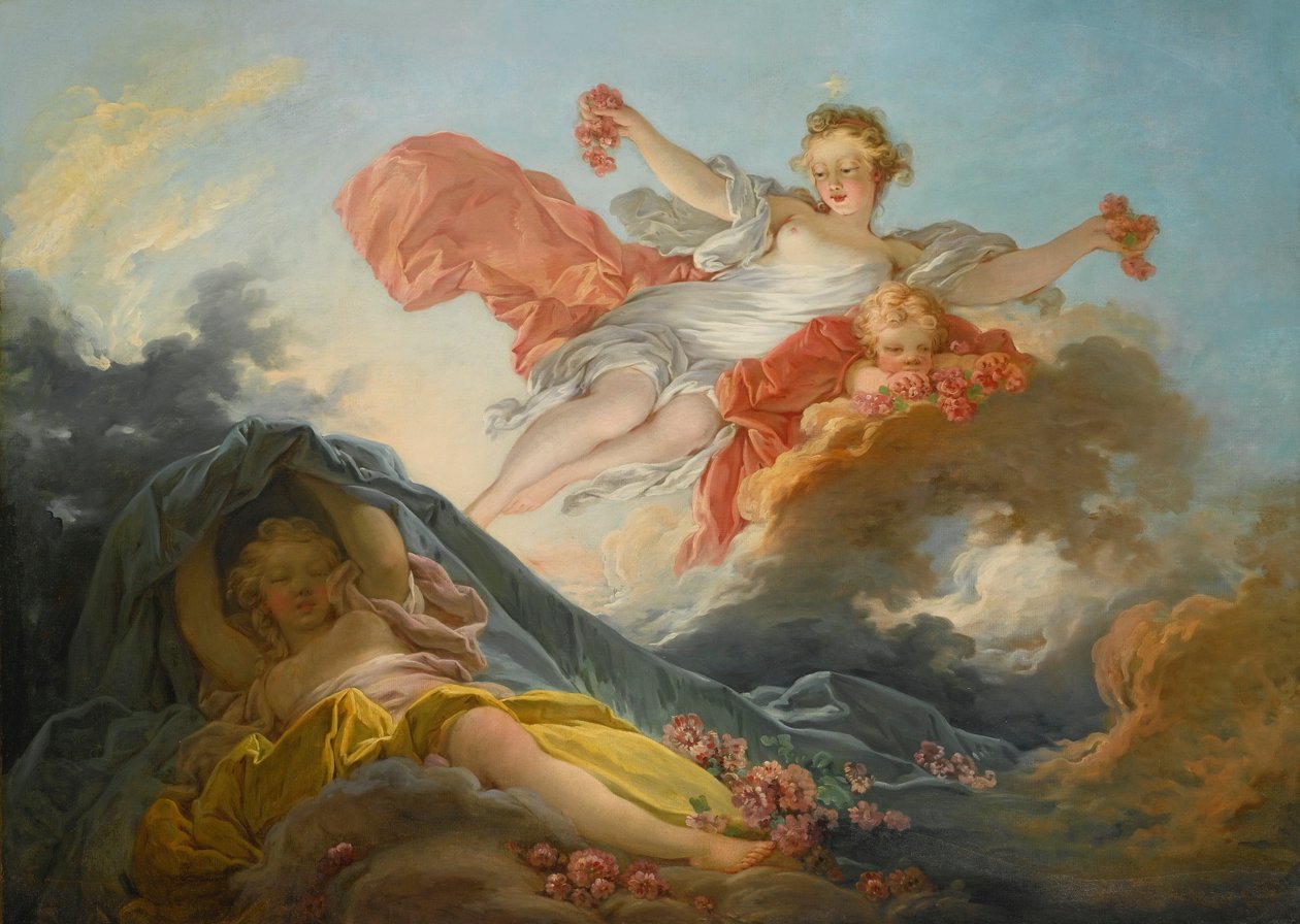 Die Göttin Aurora triumphiert über die Nacht von Jean Honore Fragonard