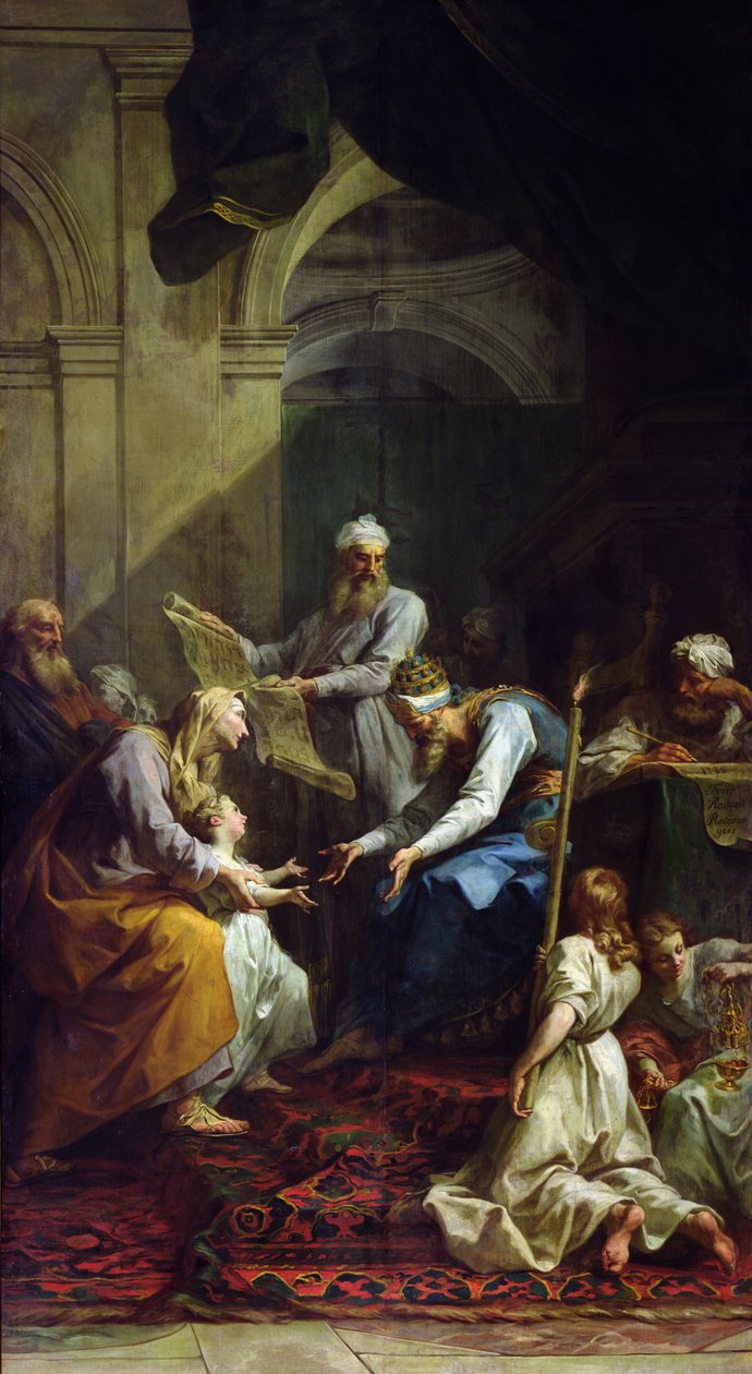 Darstellung der Jungfrau im Tempel, 1735 von Jean Bernard Restout