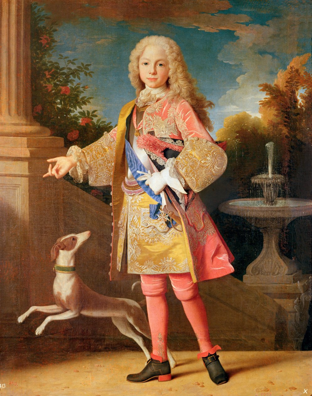 Porträt von Ferdinand von Bourbon, Prinz von Asturien, ca. 1725-35 von Jean Ranc