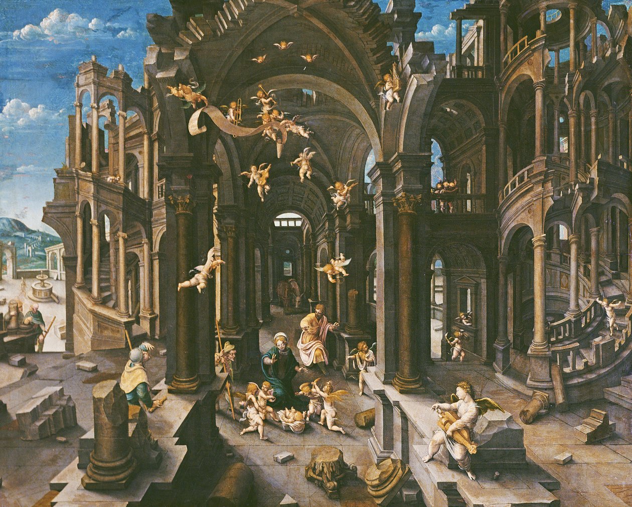 Anbetung der Hirten von Jean de Gourmont