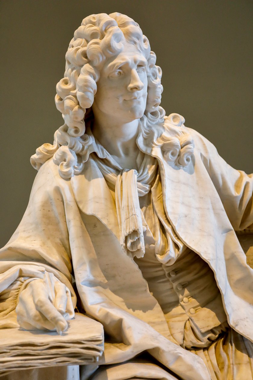 Jean Baptiste Poquelin bekannt als Molière von Jean Jacques Caffieri