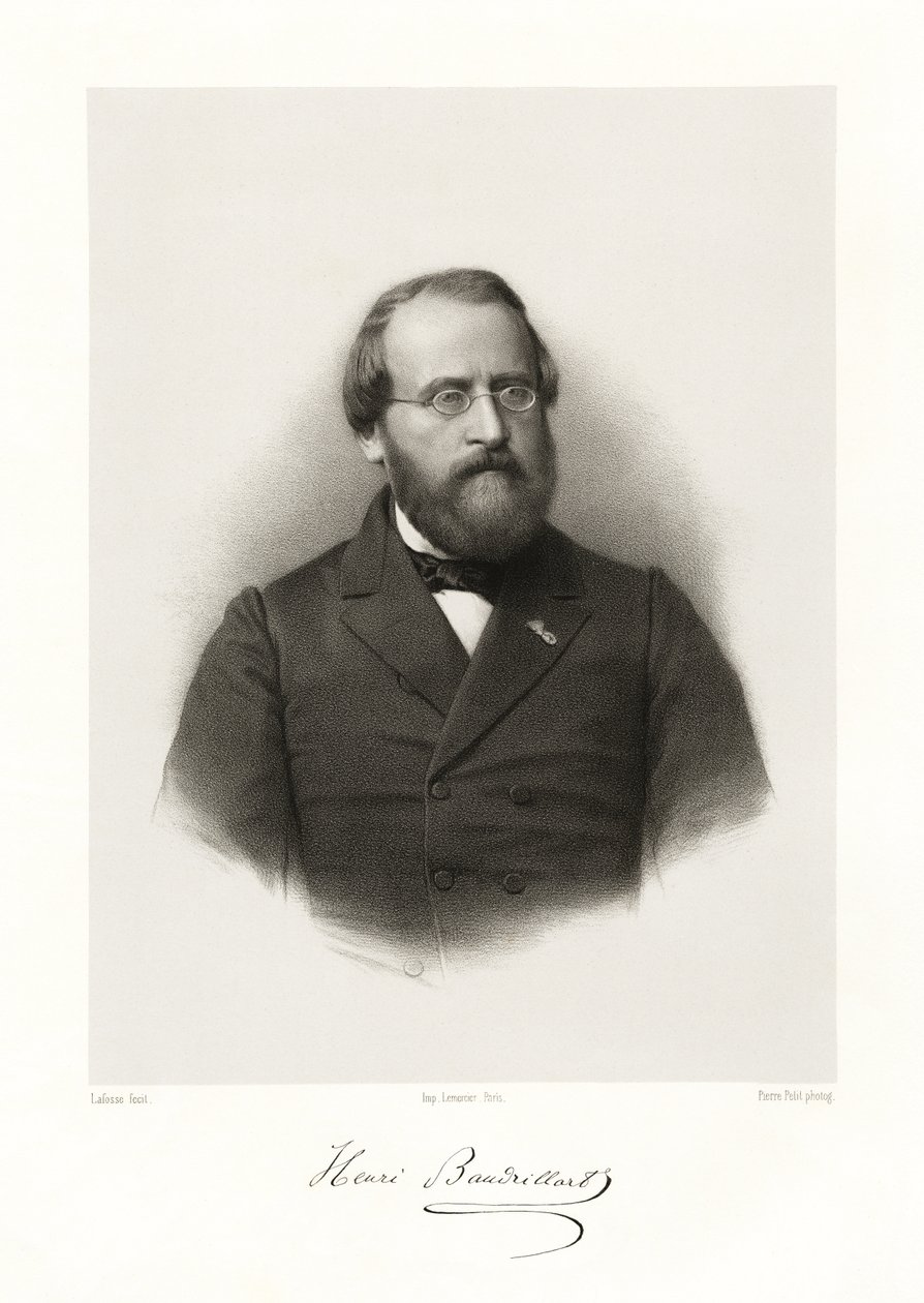 Henri Joseph Léon Baudrillart von Jean Baptiste Adolphe Lafosse