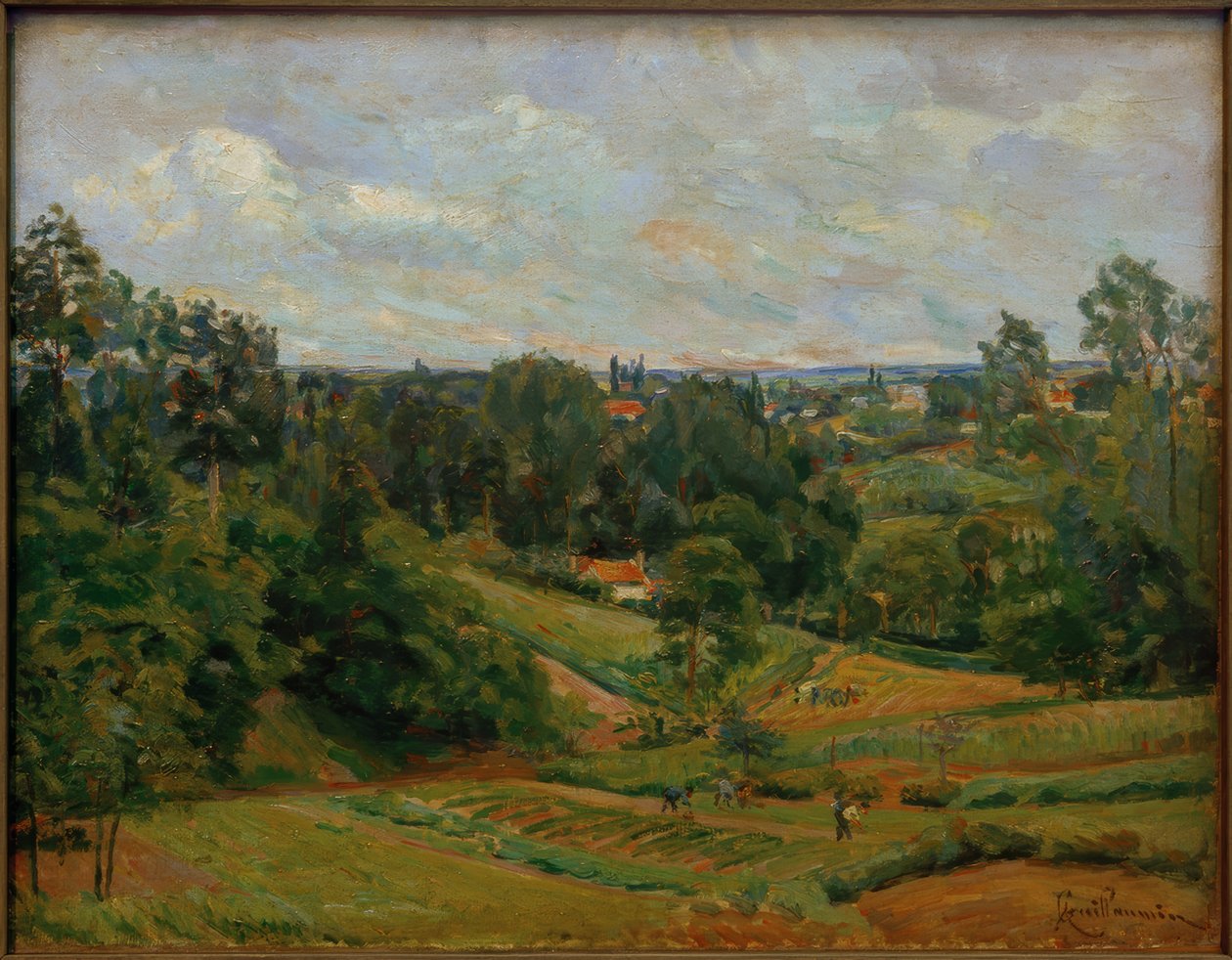 Landschaft bei Pontoise von Jean Baptiste Armand Guillaumin