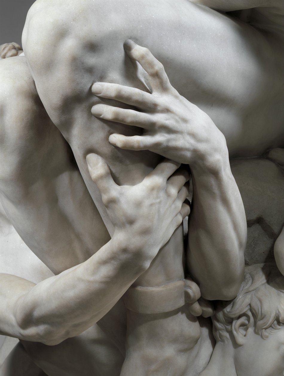 Detail von Ugolino und seinen Söhnen von Jean Baptiste Carpeaux