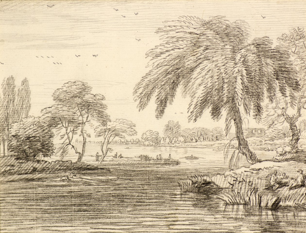 Landschaft von Jean Baptiste Claude Chatelain