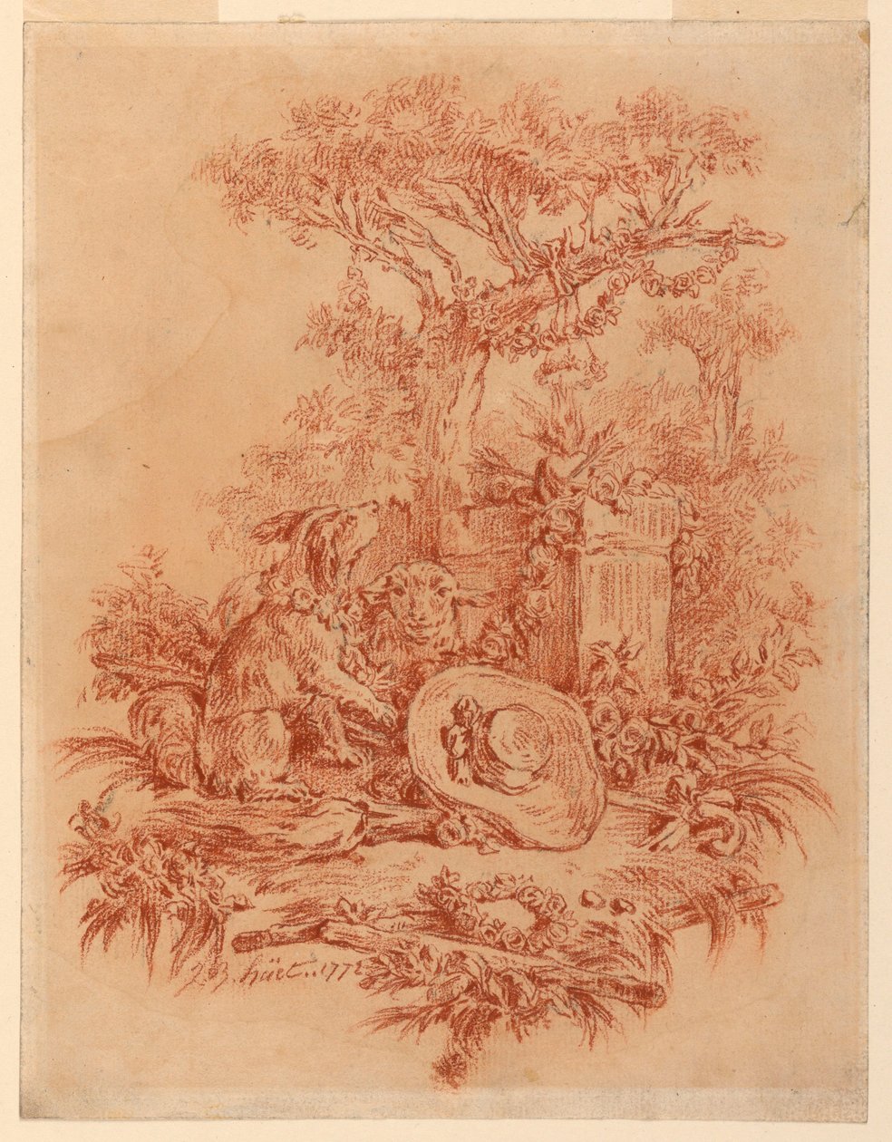 Pastorale, 1772 von Jean Baptiste Huet