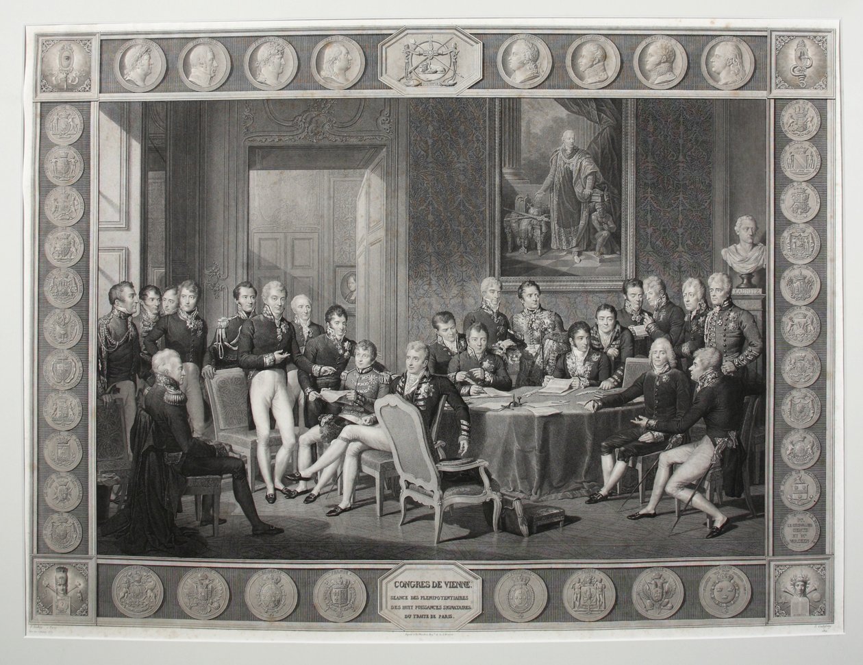 Der Kongress von Wien, 1815 von Jean Baptiste Isabey