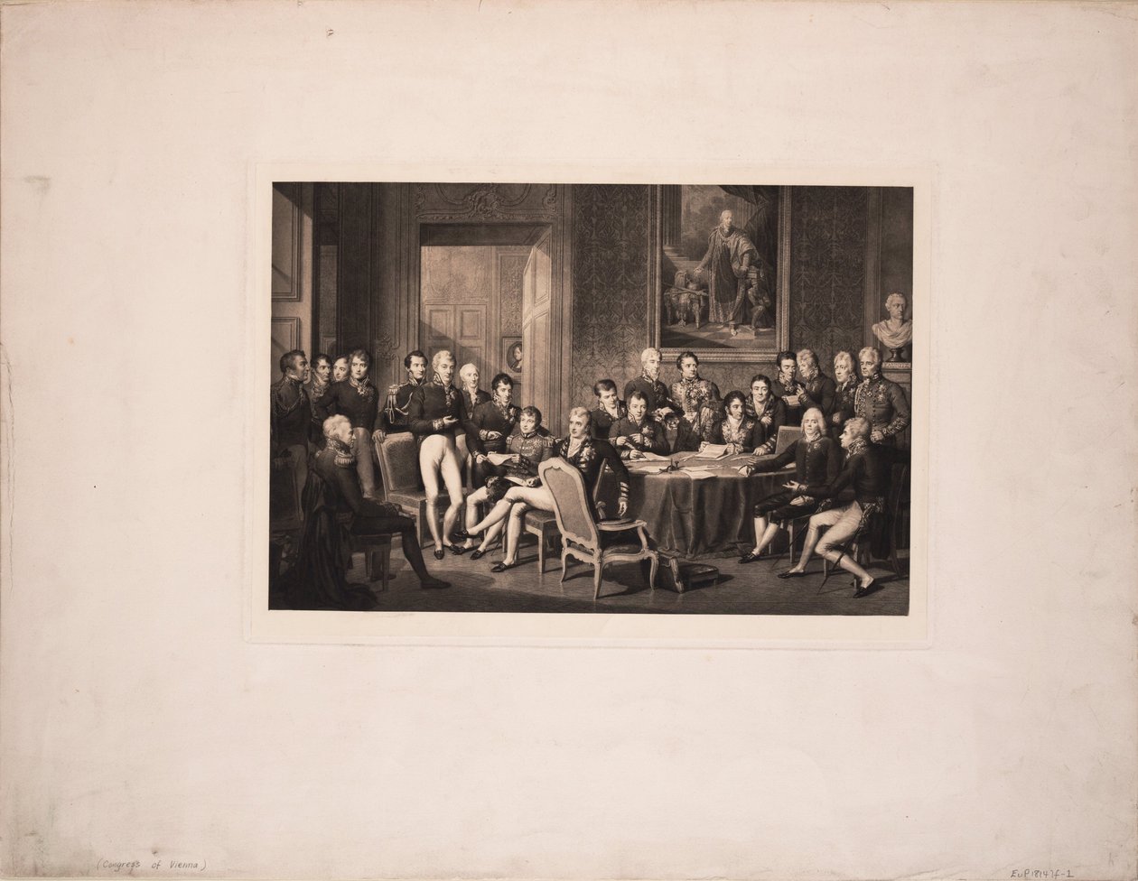 Der Wiener Kongress, ca. 1815 von Jean Baptiste Isabey