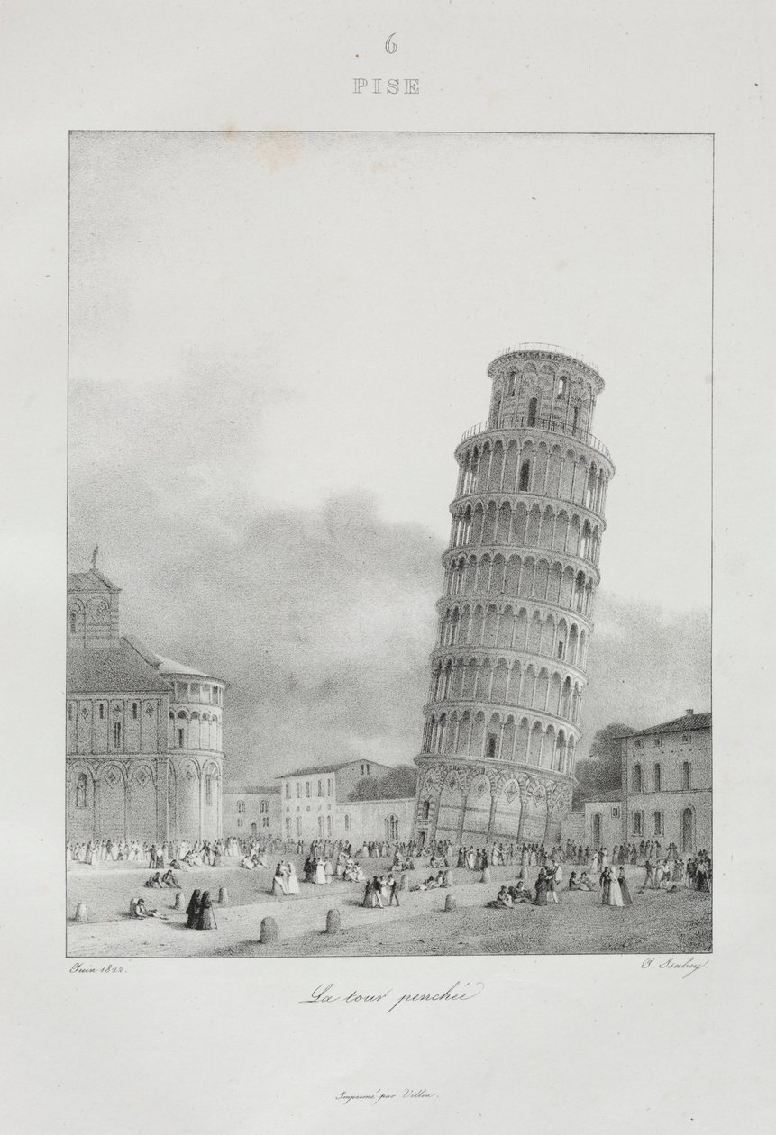 Reise nach Italien im Jahr 1822 von Jean Baptiste Isabey