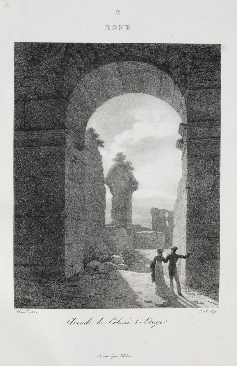 Reise nach Italien im Jahr 1822, 1833 von Jean Baptiste Isabey